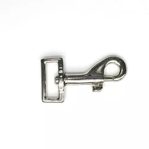 Musketonhaak - zilver - 20 mm