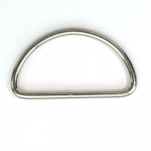 D ring - zilver - 50 mm
