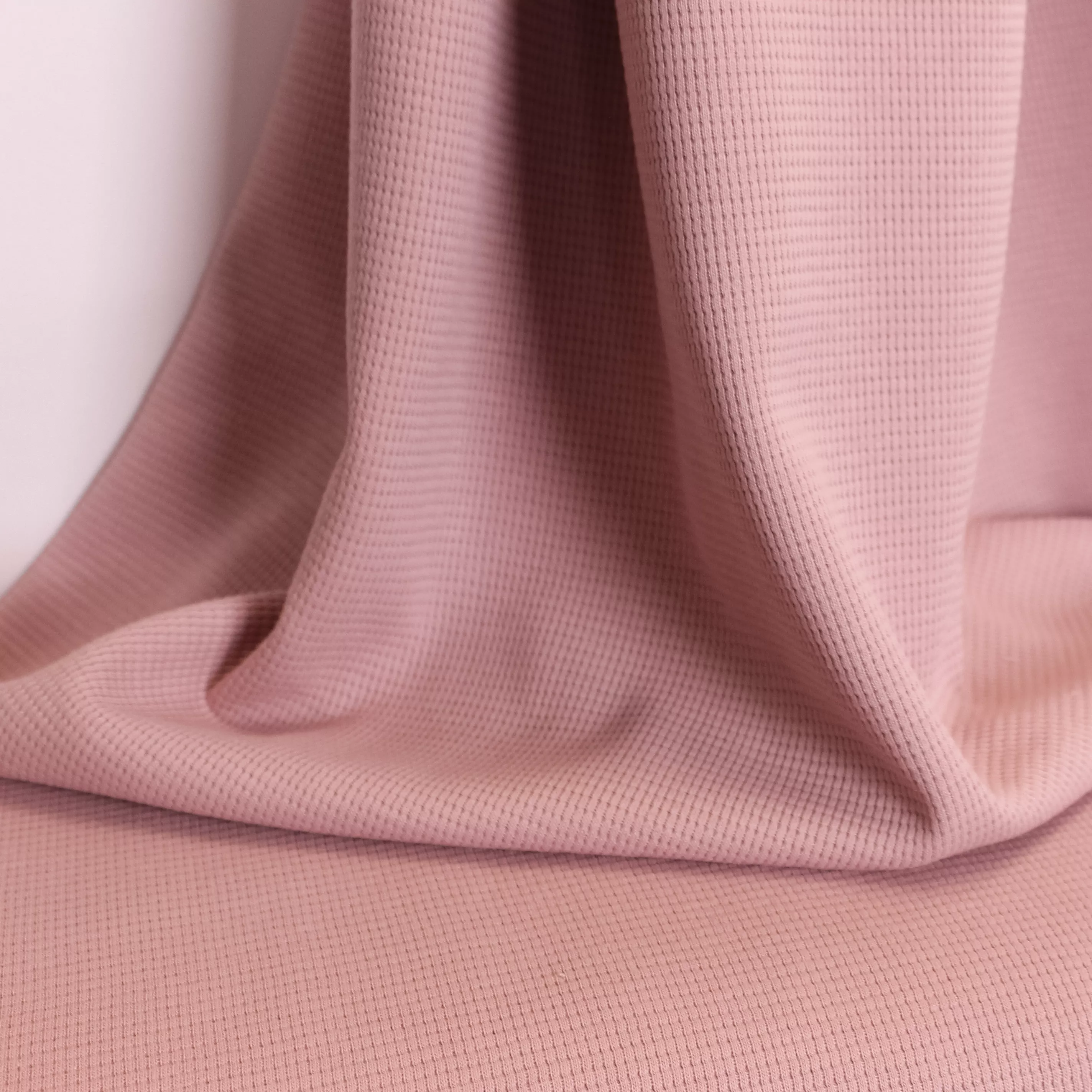 Wafelstof tricot - Dusty Rose
