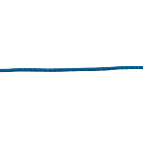 Blauwe capuchon koord met pit - polyamide 3 mm