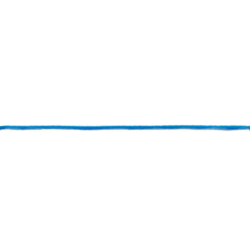 Blauwe capuchon koord met pit - polyamide 3 mm