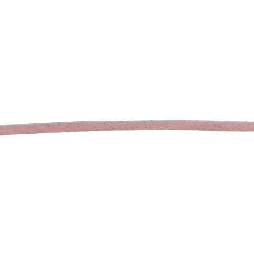 Platte roze imitatiedaim touw / veter - synthetisch 3 mm