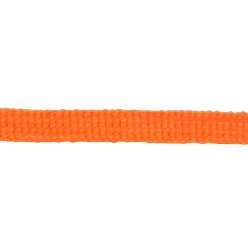 Oranje platte koord / veter - katoen 9 mm