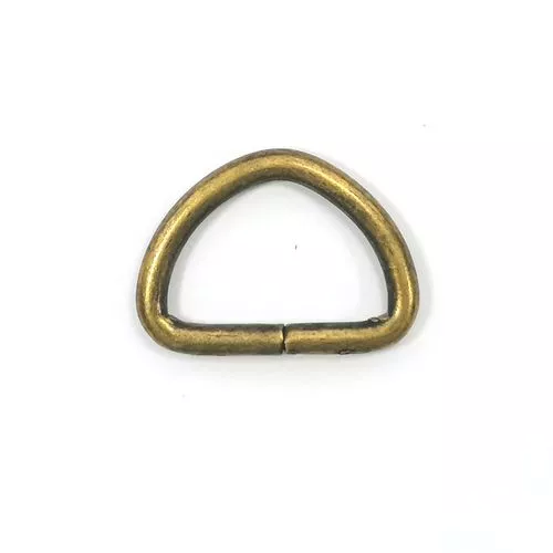 D ring - messing - 20 mm