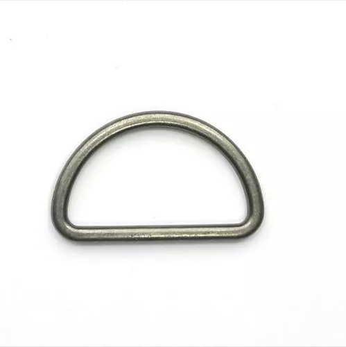 D ring - oud zilver - 30 mm