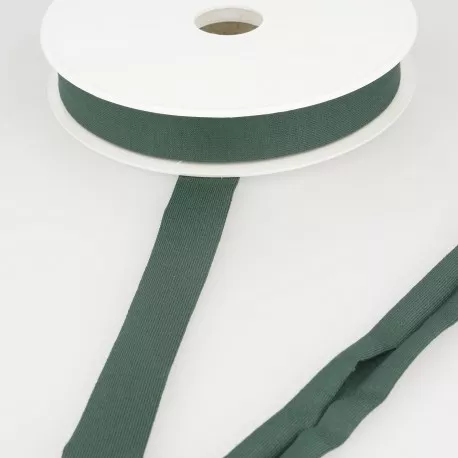 Biais - rekbare viscose 2 cm - donkergroen
