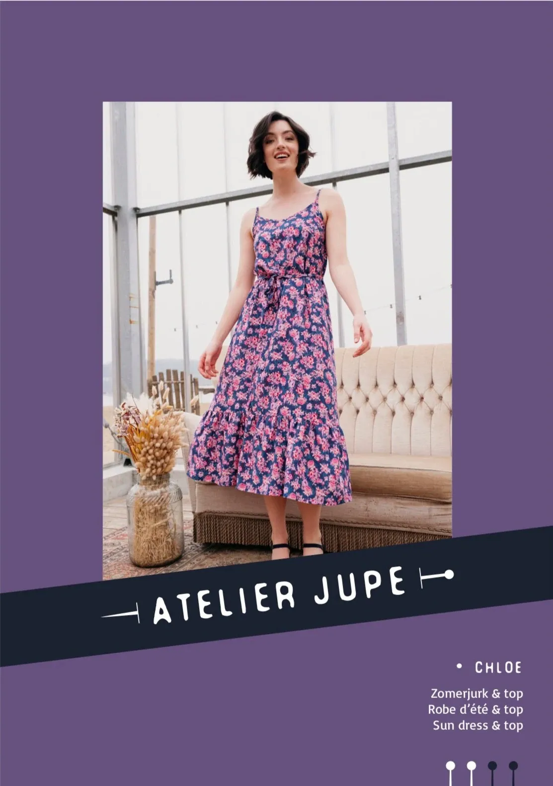 Patroon zomerjurk en top voor dames - 'Chloe' van Atelier Jupe