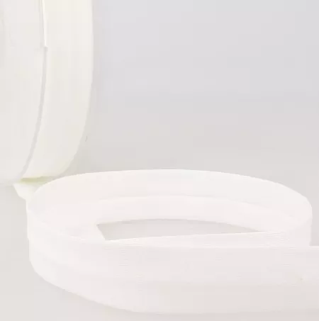 Biais - licht rekbare katoen 2 cm - ecru