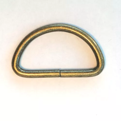 D ring - brons - 38 mm