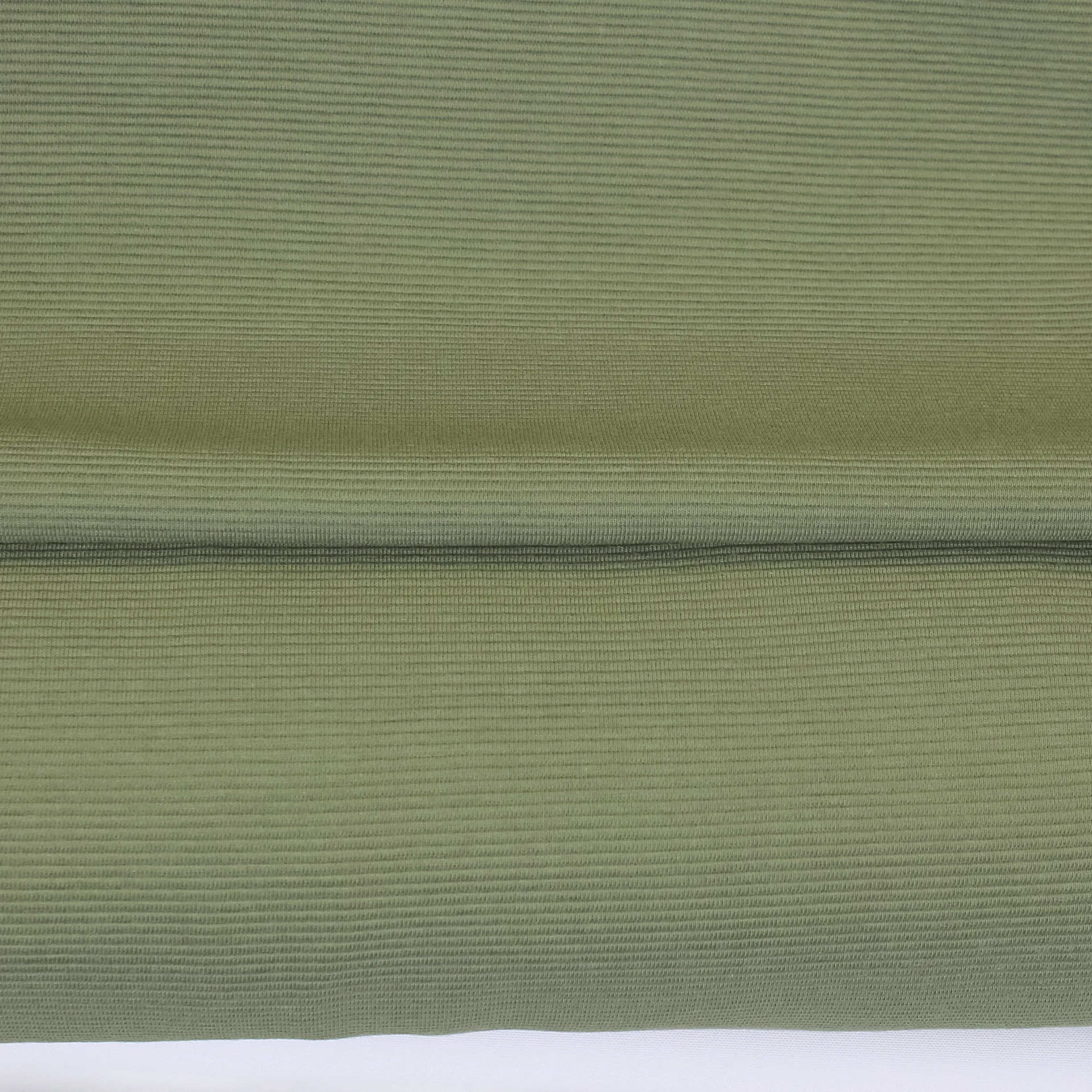 Groene army geribbelde ottoman jersey