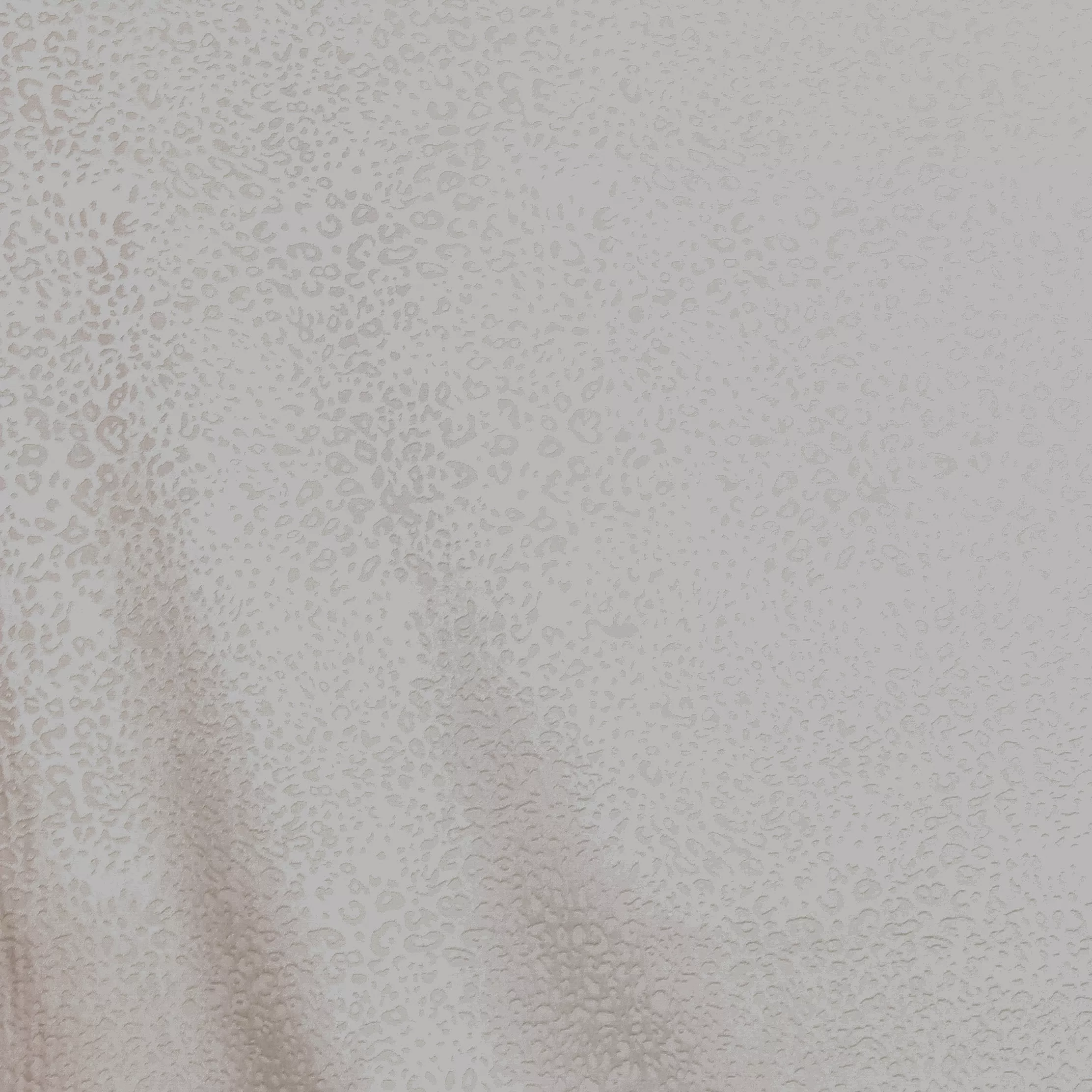 Witte polyester met luipaardpatroon