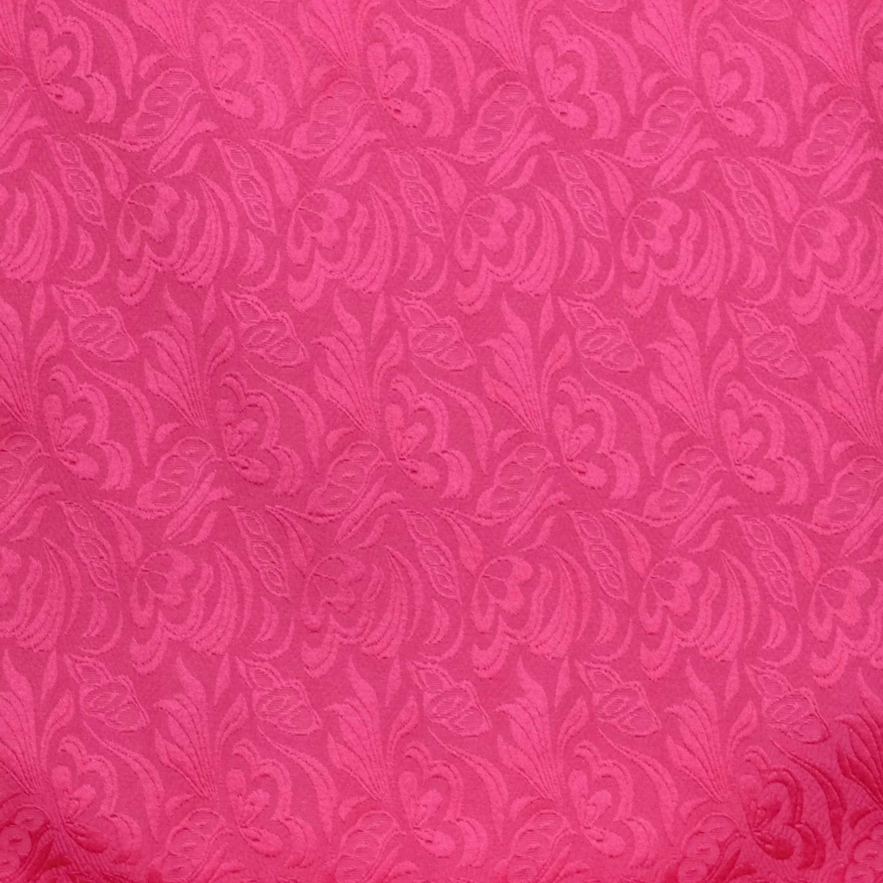 Roze jacquard met sierlijk patroon