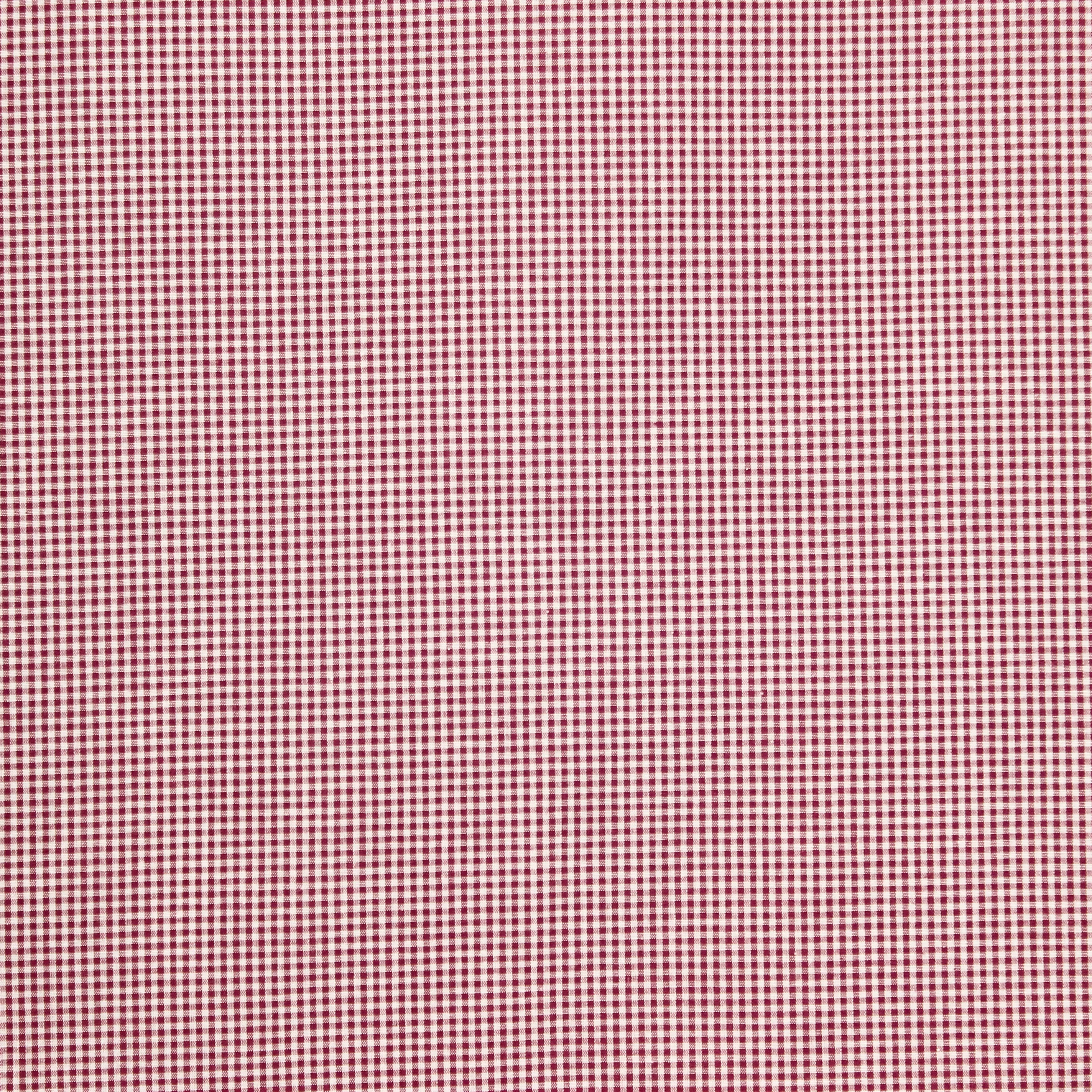 Rode katoen met kleine ruitjes 0.4cm²