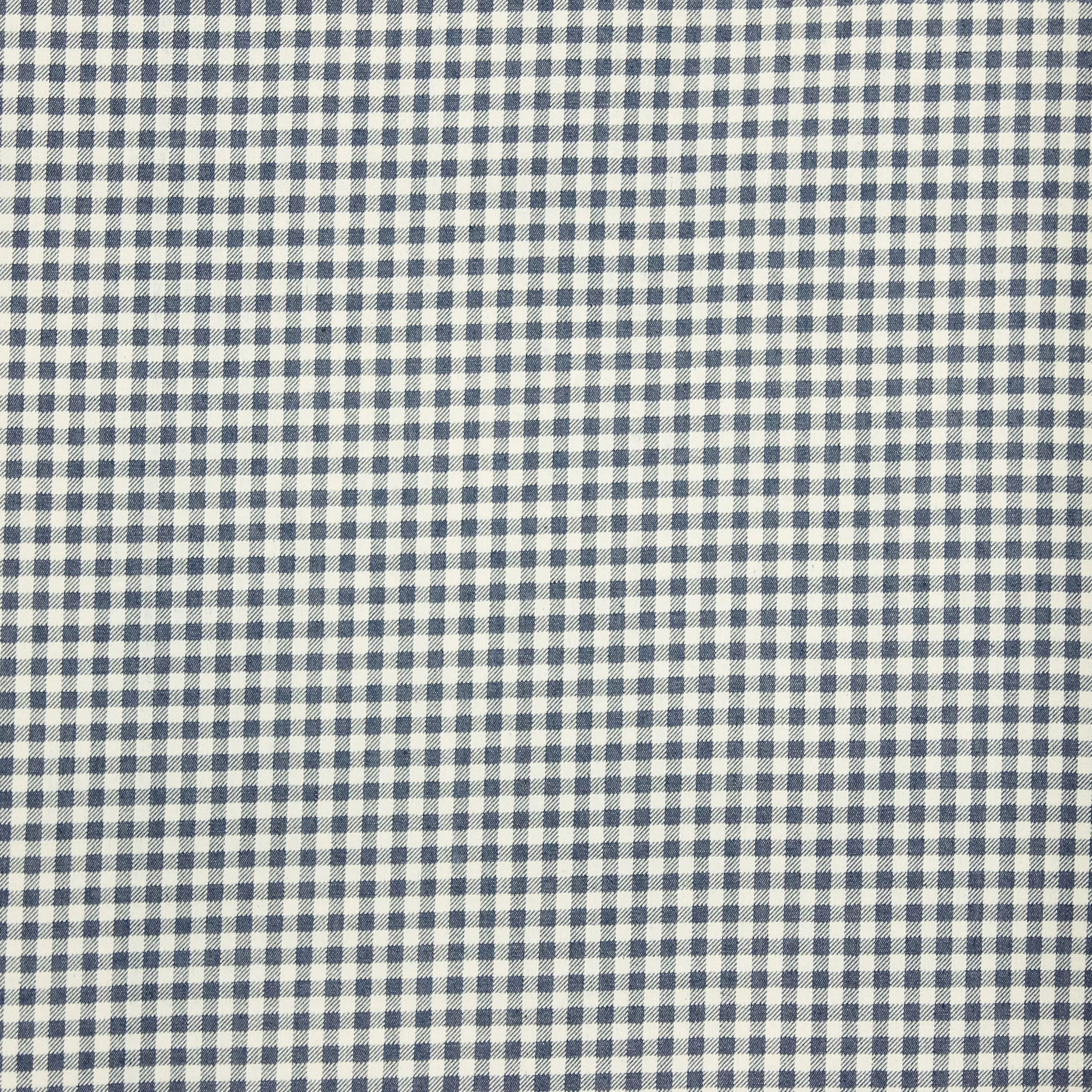 Sky blue katoen met kleine ruitjes 0.25cm²