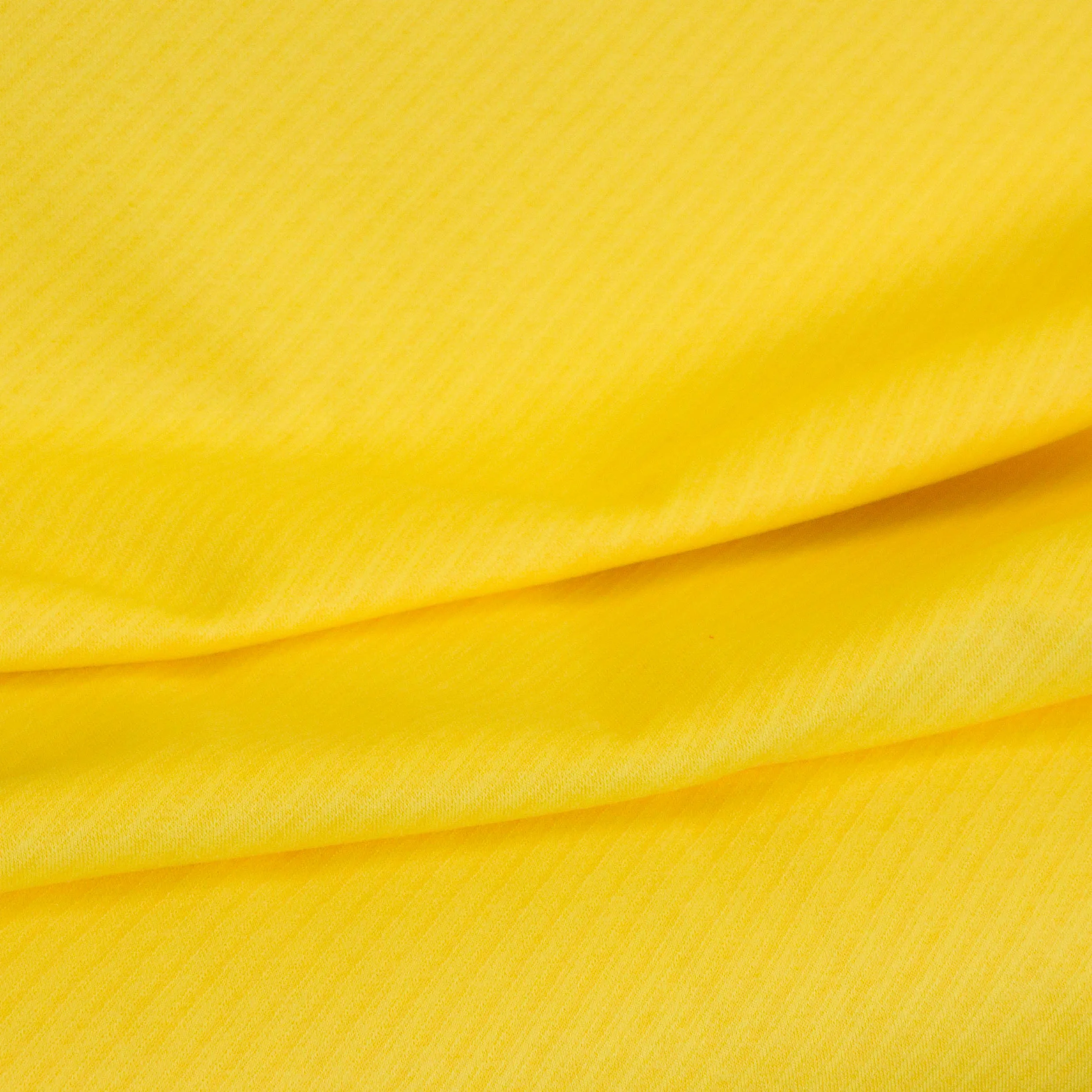 Organische biaise interlock jersey geel gestreept - Mind The Maker