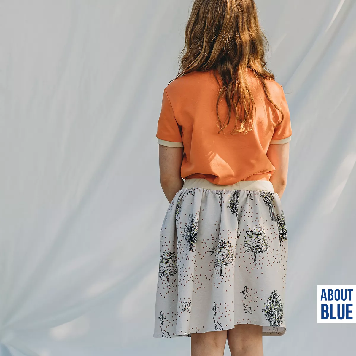 In Spring french terry van About Blue