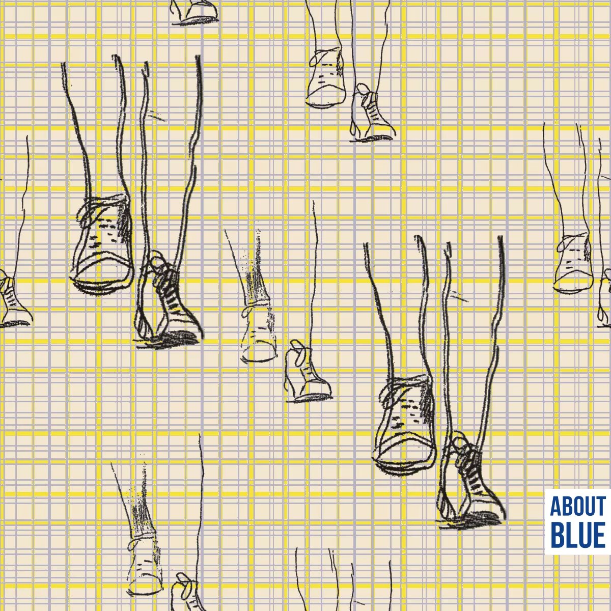 When We Walk tricot van About Blue