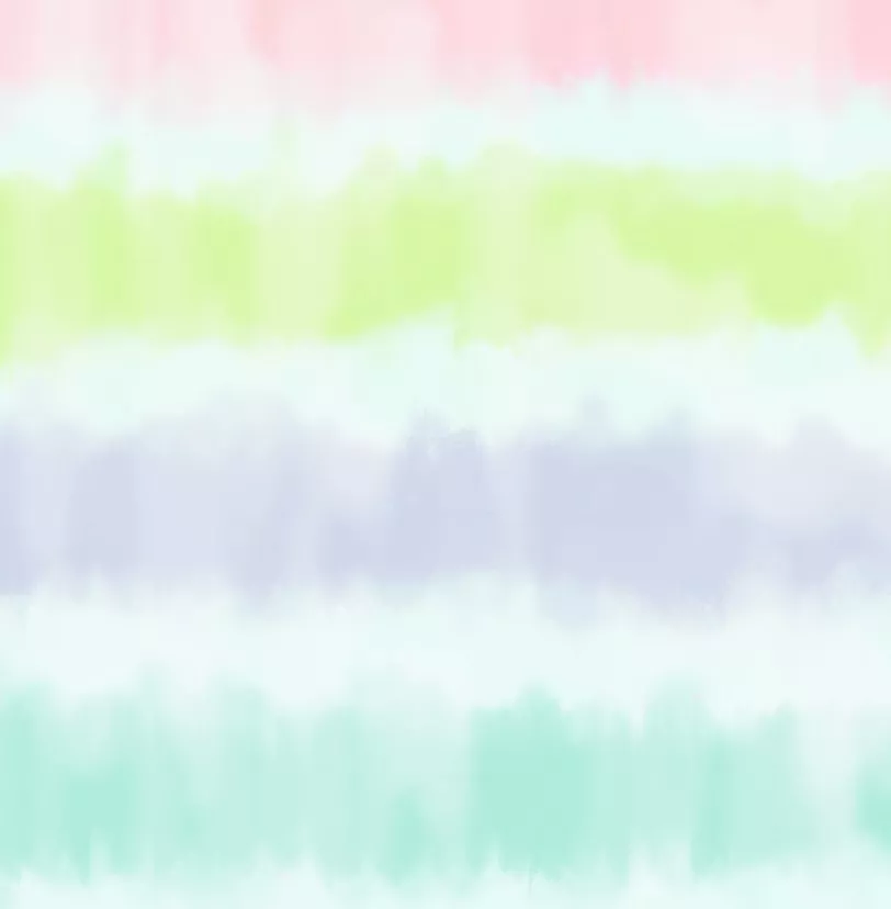 Witte french terry met tie dye strepen - Katia Fabrics