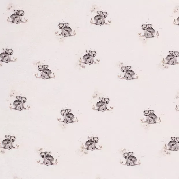 Ecru tricot met koala's