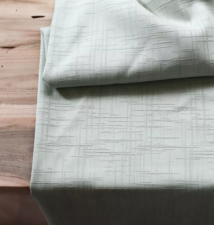 Munt licht rekbare tencel jacquard - 'soft mint' van Meet Milk