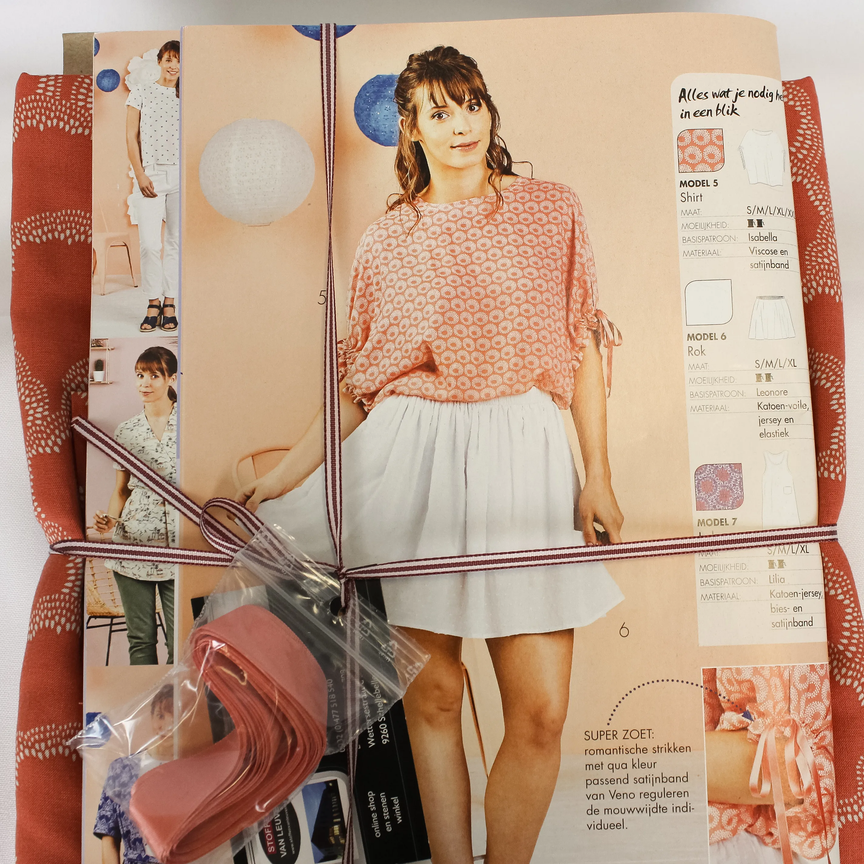 Voordeelpakket - Rode blouse met print van Milliblu's