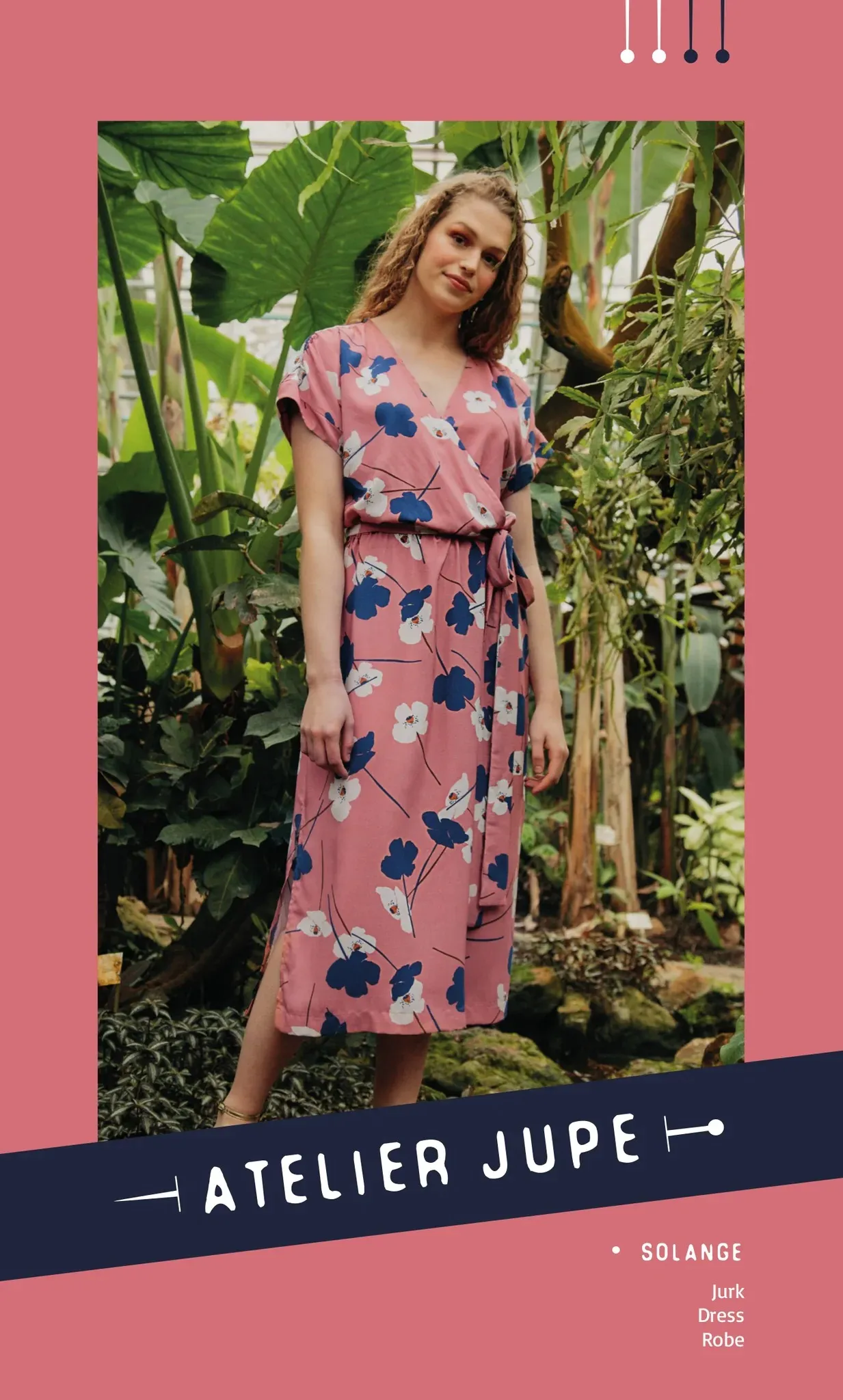 Patroon jurk voor dames - 'Solange' van Atelier Jupe