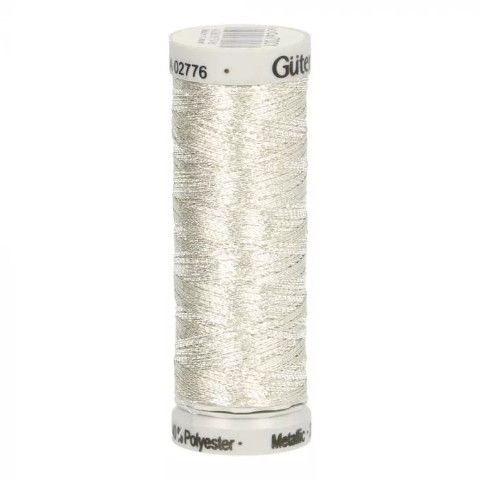 Gütermann metallic zilver naaigaren - 200 meter - col. 7001