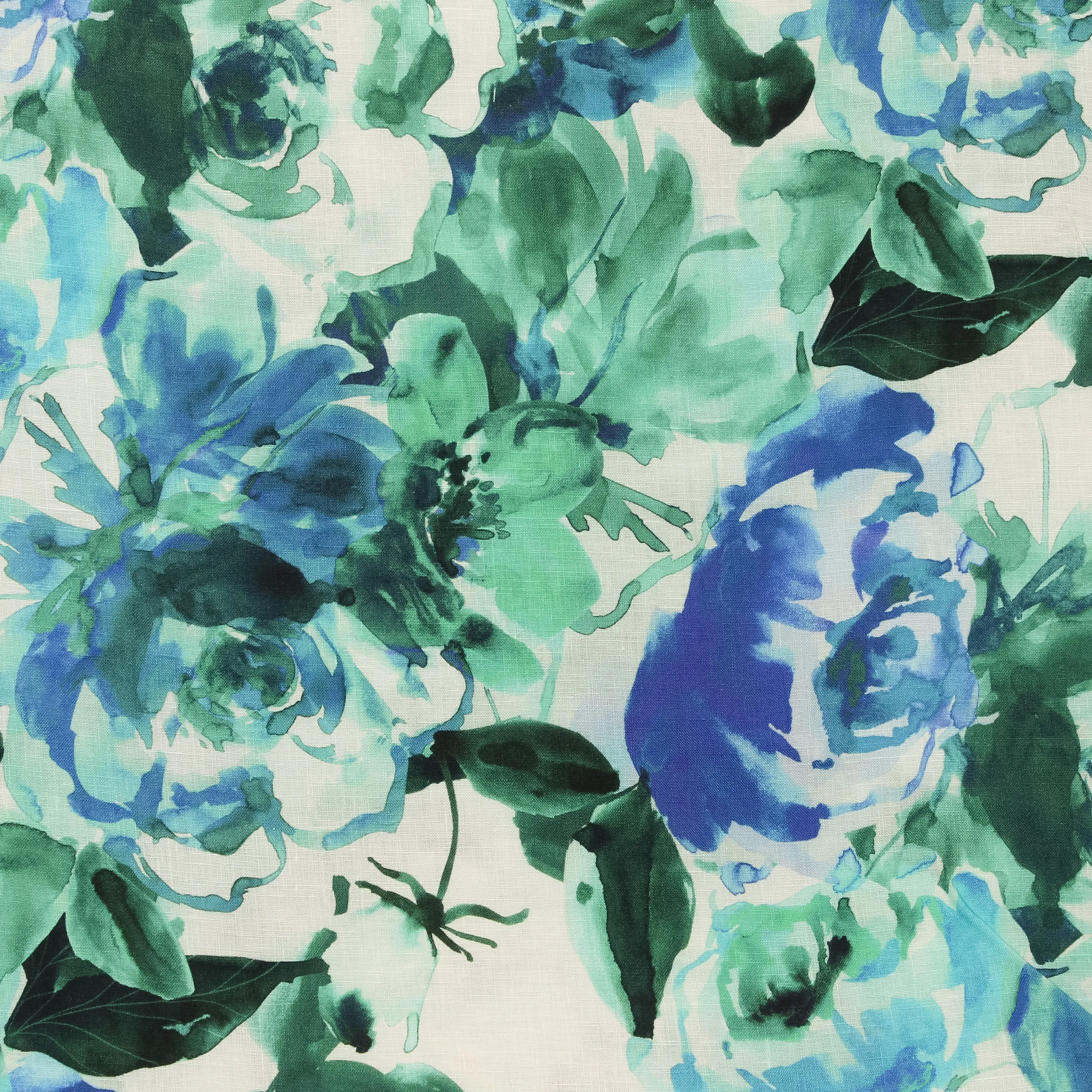 Linnen met bloemen in inkt - Alta Moda