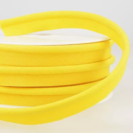 Gele paspelband / piping - 5 mm dikte - 18 mm breed