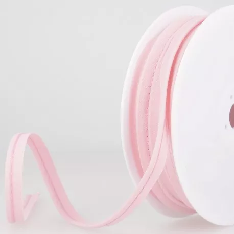 Licht roze paspelband / piping - 2 mm dikte - 10 mm breed