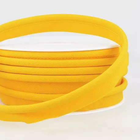 Goudgele paspelband / piping - 5 mm dikte - 18 mm breed