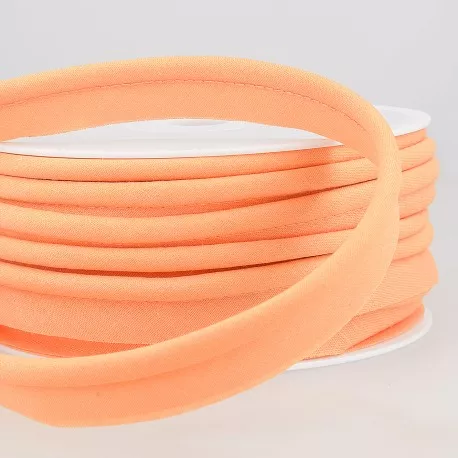 Zalmroze paspelband / piping - 5 mm dikte - 18 mm breed