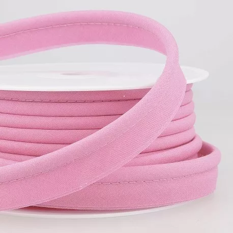 Roze paspelband / piping - 5 mm dikte - 18 mm breed