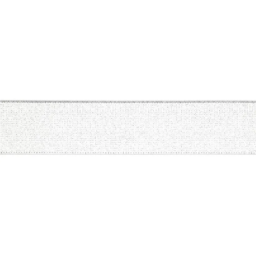 Witte zachte elastiek - 40 mm