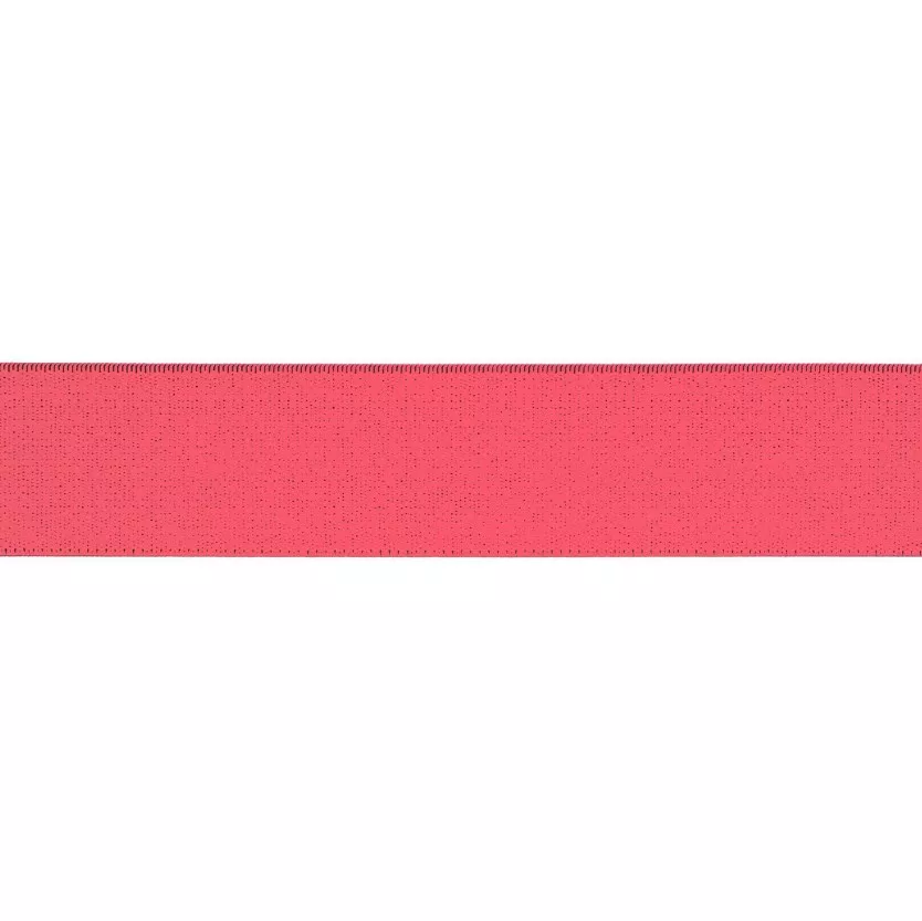 Neon roze zachte elastiek - 40 mm