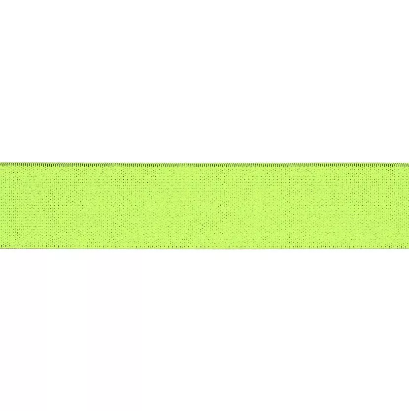 Neon gele zachte elastiek - 40 mm