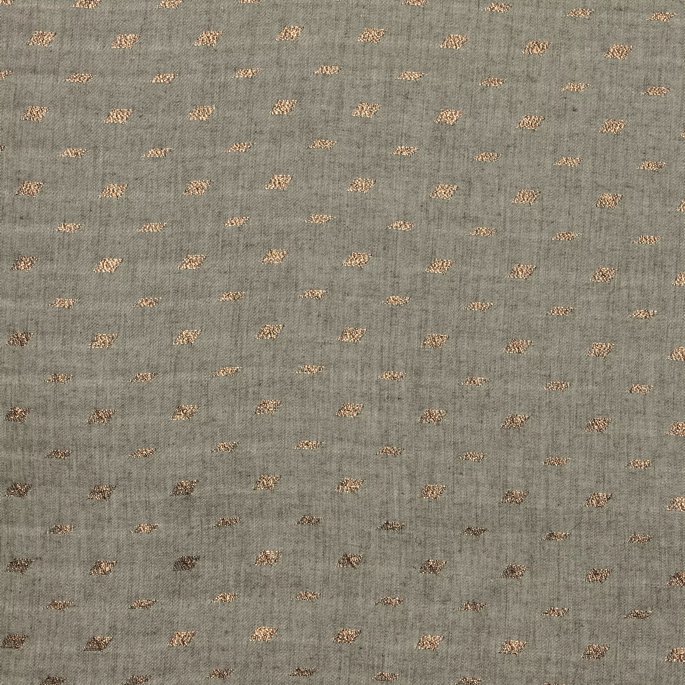 Viscose katoen grijs met glinsterende ruiten