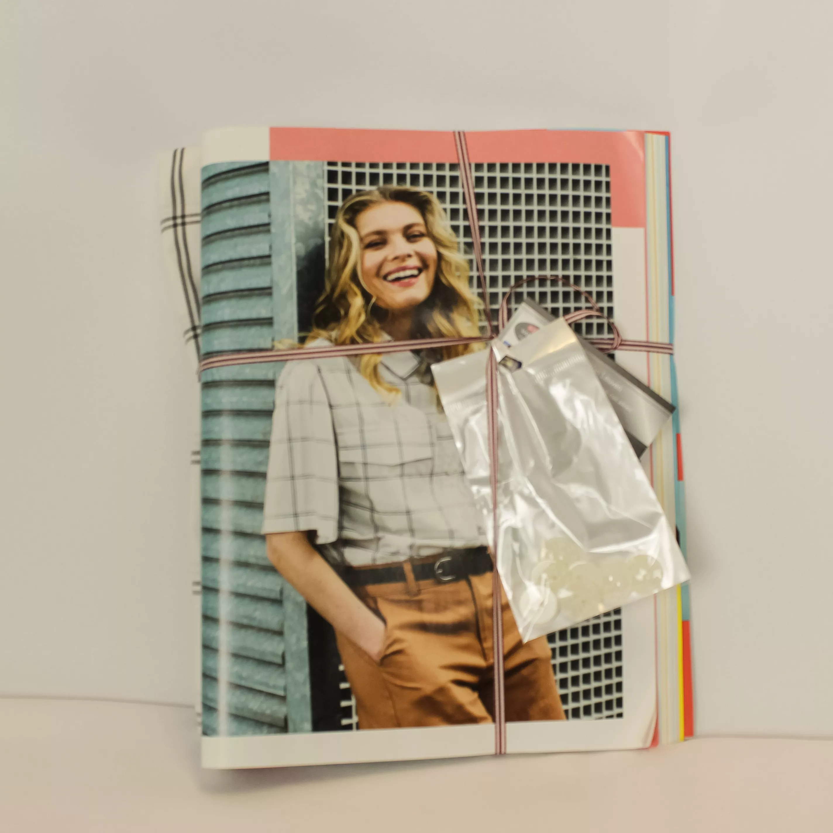 Voordeelpakket katoenen wit-zwarte geruite blouse - La Maison Victor