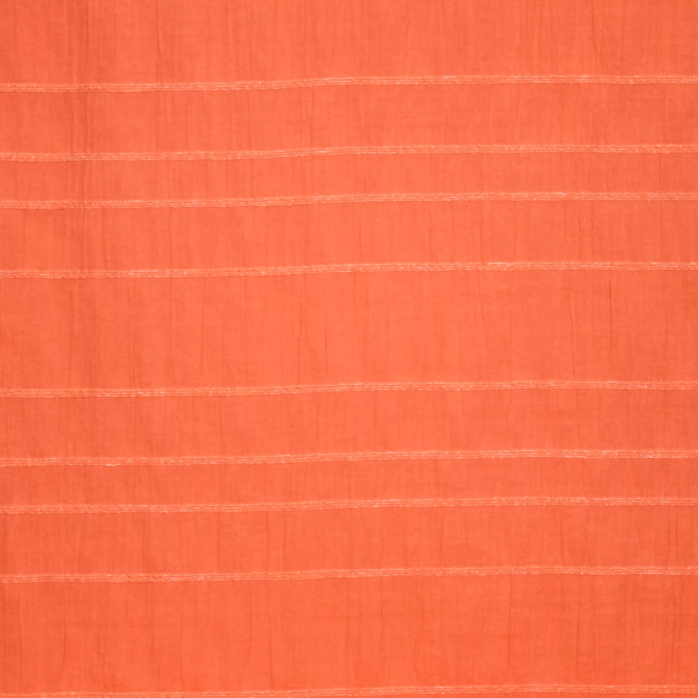Katoen polyester gefripeerd koraal