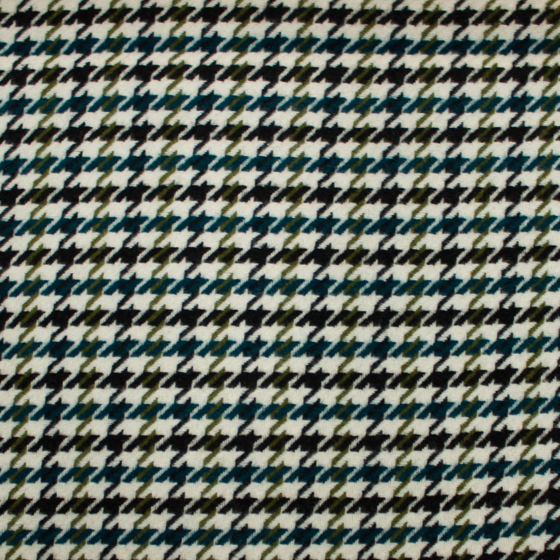 Mantelwol pied-de-poule multicolor