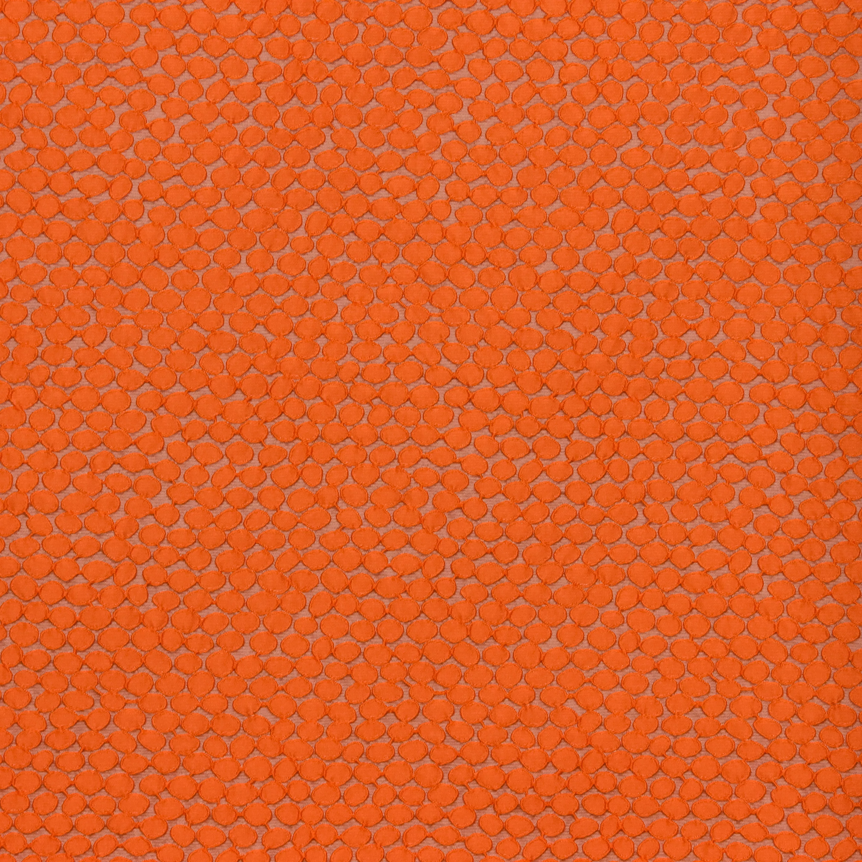 Jacquard oranje met bolletjes
