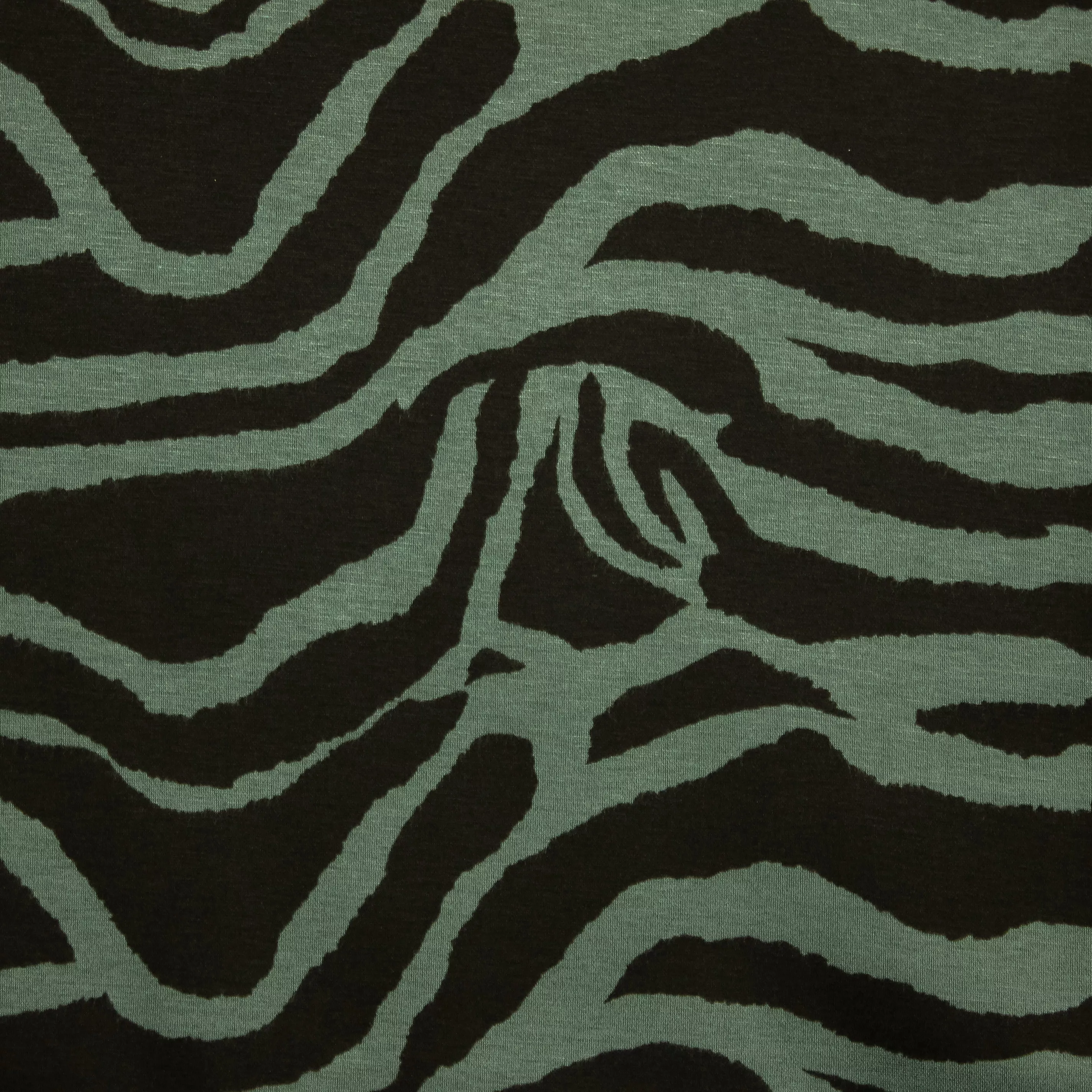 Punta di roma met zwart / groen tijgerpatroon - Miss Doodle