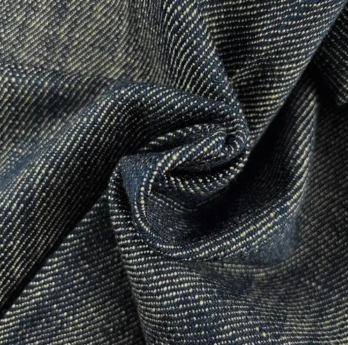 Blauwe jeansstof (katoen) - La Maison Victor
