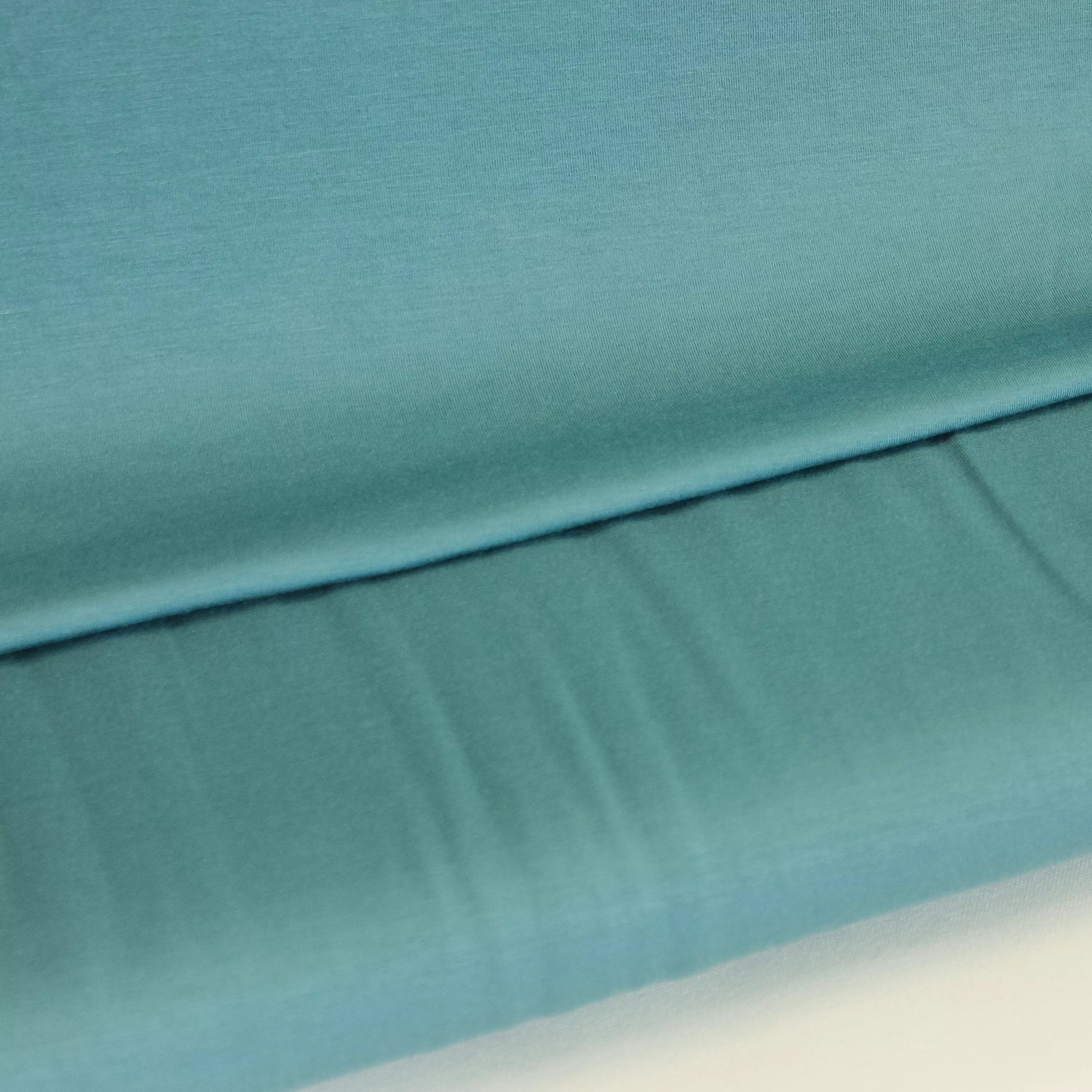 Ecologische bamboe tricot donker munt
