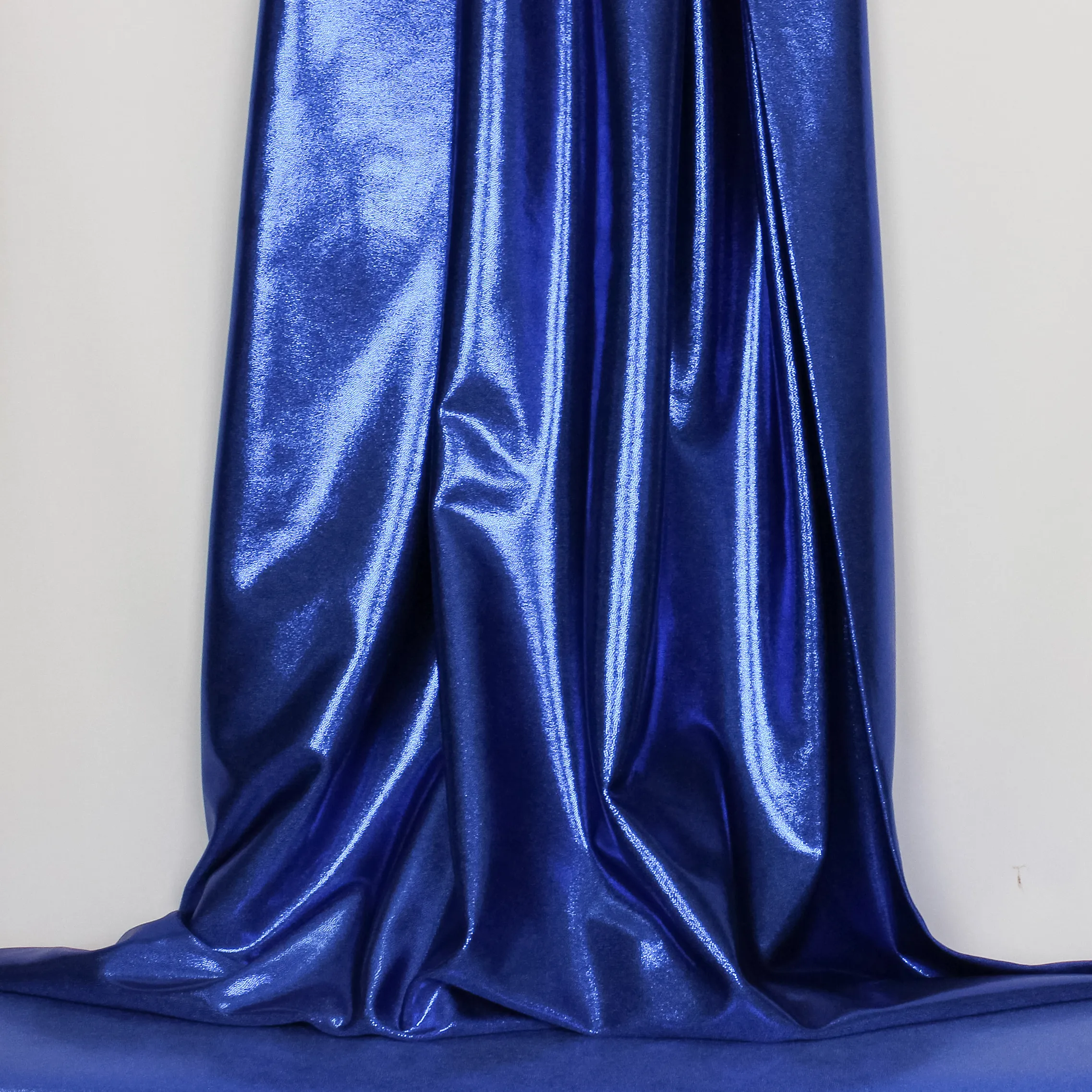 Rekbare professionele glanslycra - Marineblauw