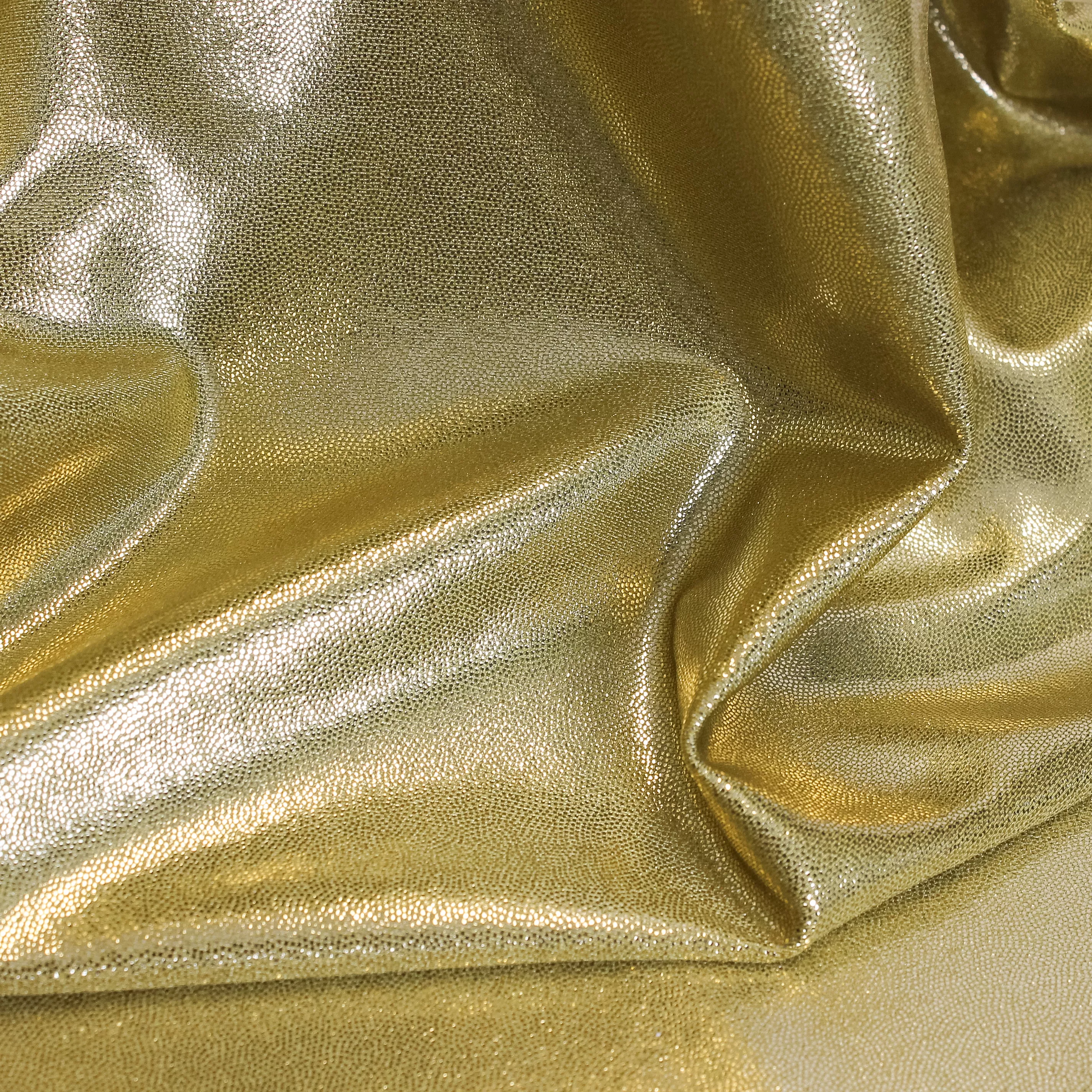 Rekbare professionele glanslycra - goud