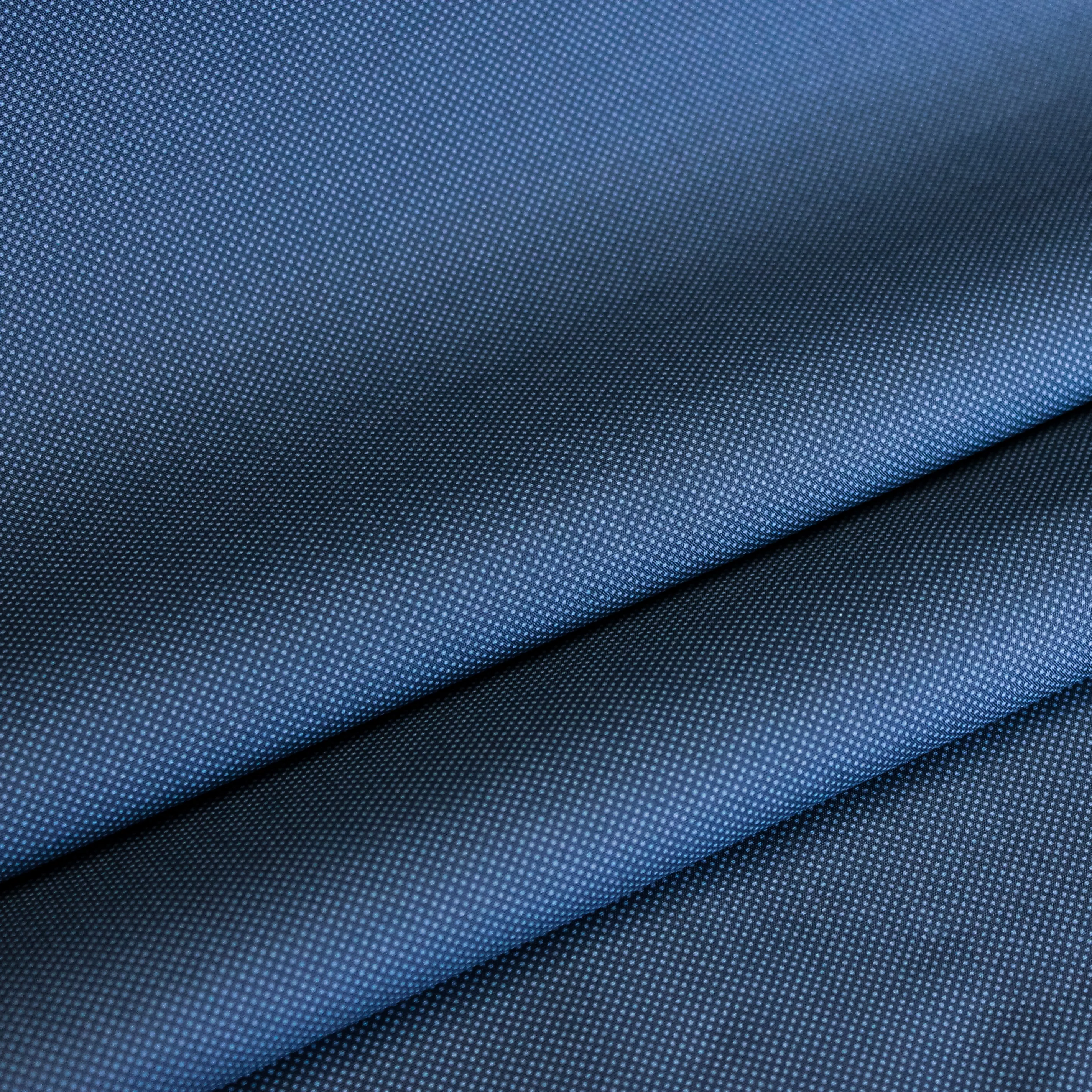Katoen donkerblauw met mini stippen - Knipmode