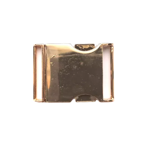 Klikgesp metaal - goud - 38 x 28 mm