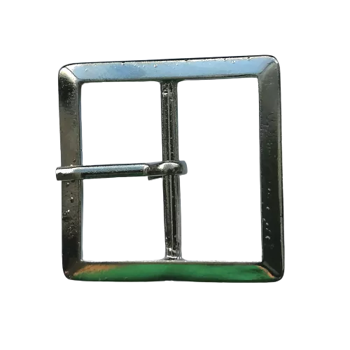 Riemgesp metaal - gunmetal - 45 mm x 42 mm