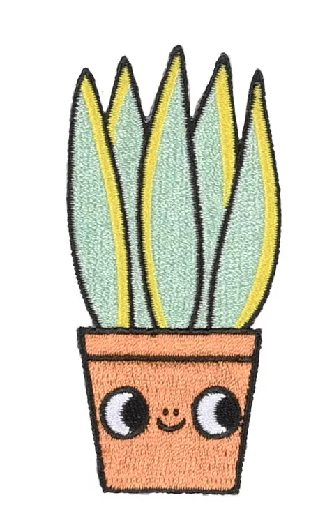 Eva's sansevieria patch - strijkapplicatie van Eva Mouton